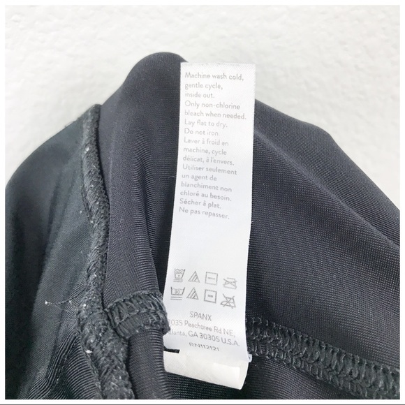 Spanx Faux‎ Leather Black Leggings Size Small - Picture 8 of 9